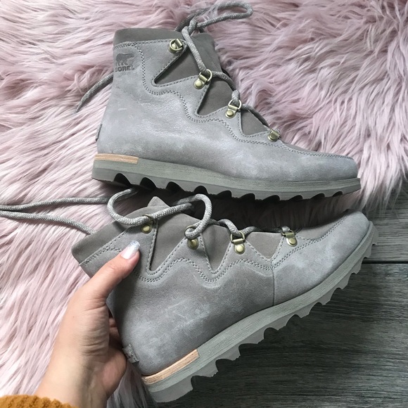 SOREL sneakchic alpine waterproof suede boots - Picture 4 of 8